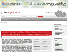 Tablet Screenshot of portalpribor.cz